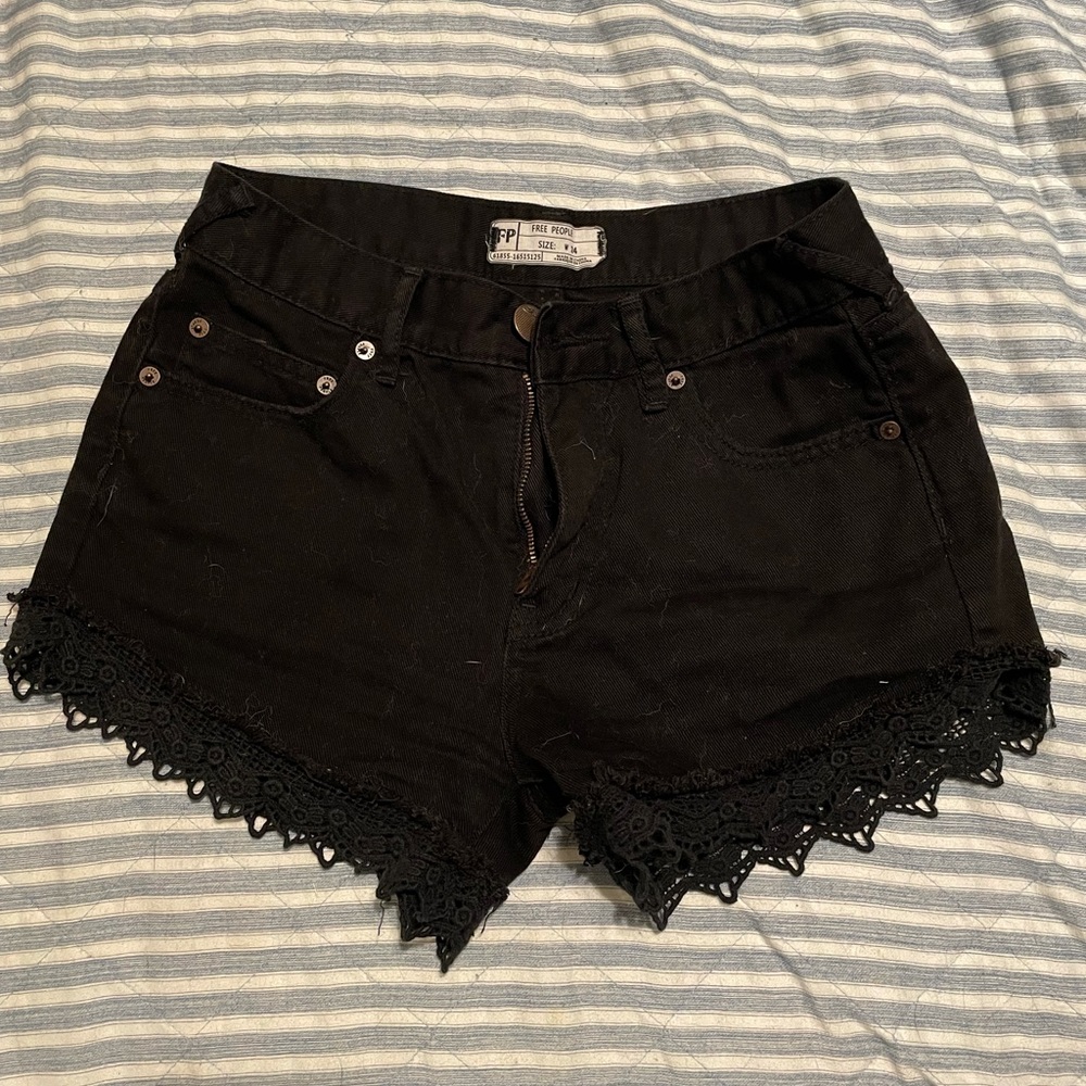 Free people shorts size 24 gently worn